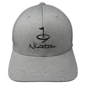 Nineteen Snapback Gray One Size Hat Golf Graphic 110 Flexfit Tech Performance